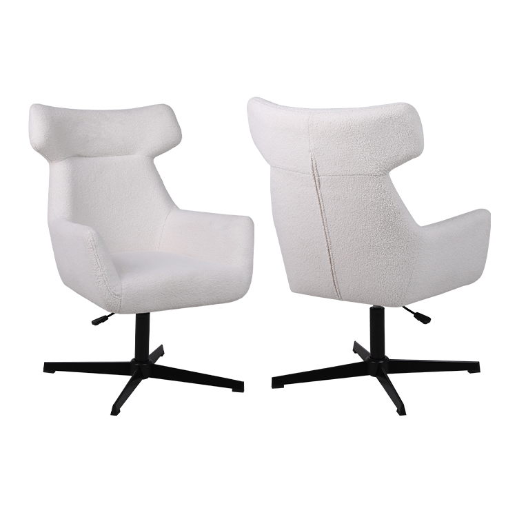 Beige criss-cross chair